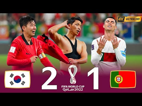 Korea STUNS Cristiano Ronaldo’s Portugal with a CRAZY Last Minute Goal! Korea 2 - 1 Portugal