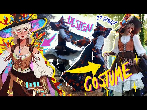 Designing ✨and MAKING ✨a witch costume inspired by my Zodiac