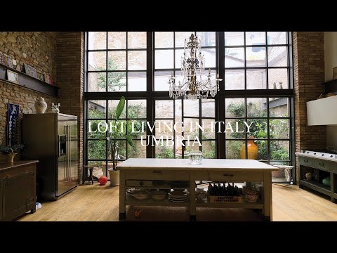 Live the Italian Dream in this Loft style house.