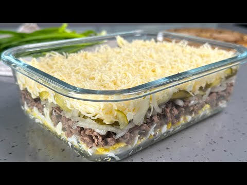 Delicious salad with chicken liver. I’ll definitely make it again! The secret is in the liver.