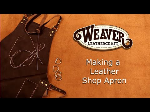Making a Leather Shop Apron