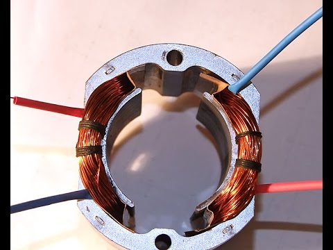 Power tool repair. Stator (excitation coil) rewinding, part 1.