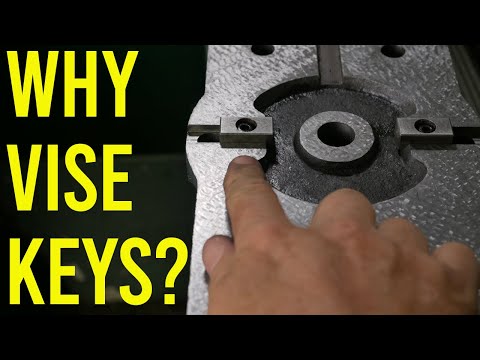 Tweaking a machine vise to speed alignment. || RotarySMP