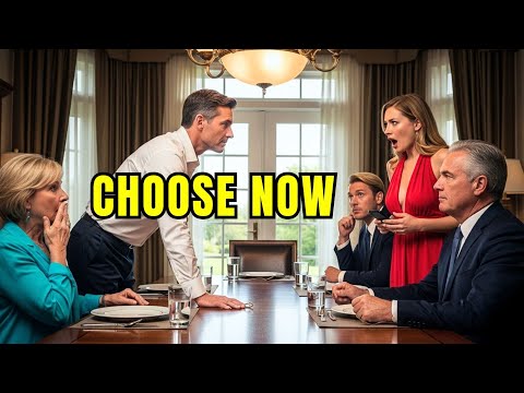 At Dinner I Told My Wife, “Choose Now - Our Marriage or Him.” She Stayed Silent…