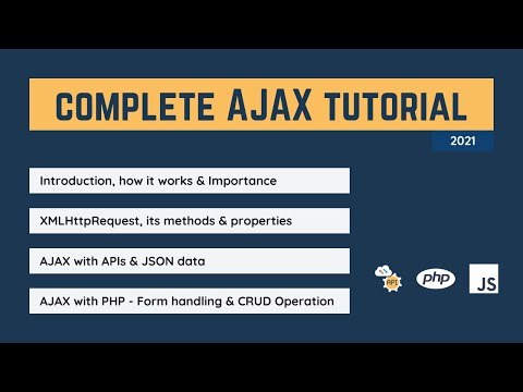 Complete AJAX Tutorial in Hindi (2021)