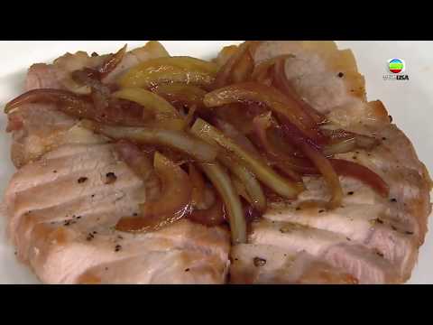 紅洋蔥喼汁厚切豬扒