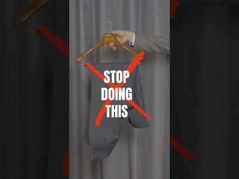 How to hang your pants so they don’t wrinkle