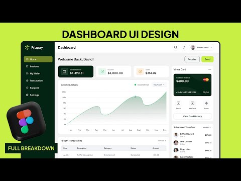 How to Design a Clean & Scalable Dashboard UI in Figma (Step-by-Step Tutorial)