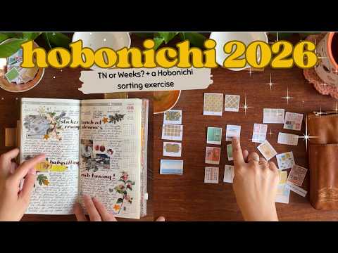 ✨ Hobonichi 2026: talking myself out of buying everything (again) | cozy planner chat