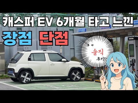 캐스퍼EV 6개월 타보니…🤔 장단점 솔직하게 말씀드립니다!