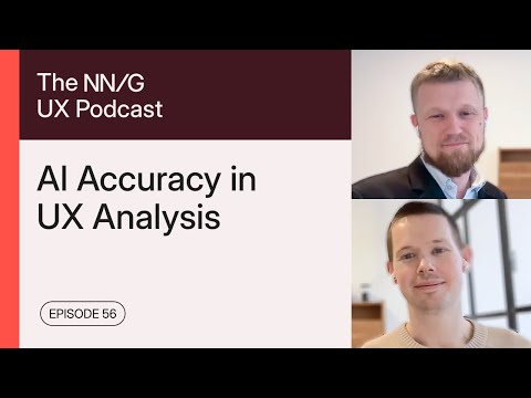 56. AI for UX Analysis: How Accurate Is It? (feat. Christian Holst & Jamie Holst, Baymard Institute)
