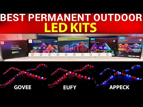 Best Permanent Install Exterior LED Kit? Govee, Govee Pro, Eufy, Appeck, YPS, Novostella