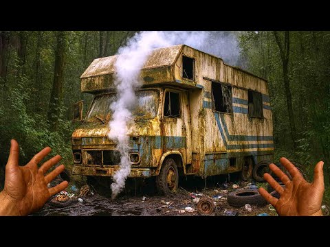 RESTORATION Abandoned Retro CAMPER Forgotten for 30 Years | POV Restarting