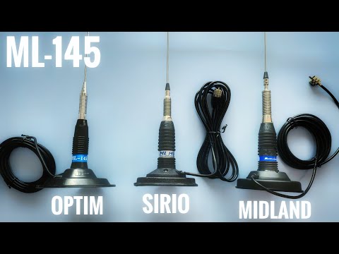 CB антенны серии ML-145. Сравниваем Optim, Sirio и Midland