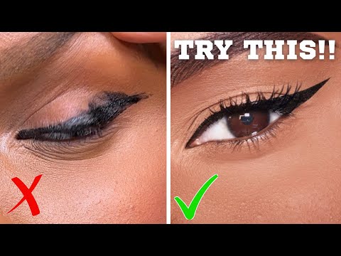 EASIEST Eyeliner Tutorial for Hooded Eyes
