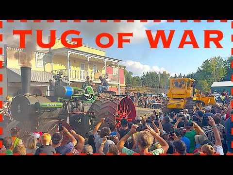 Tug of War Between Two Old Giants (Pioneer Days, Albany Minnesota)