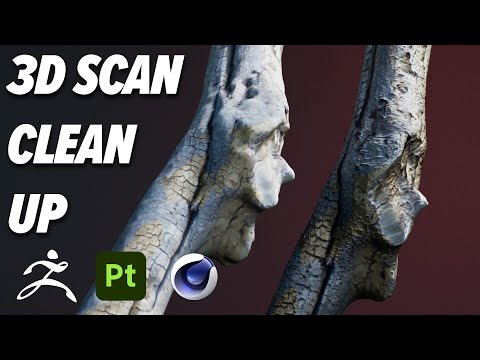 3D Scan Clean Up with Zbrush and Substance Painter