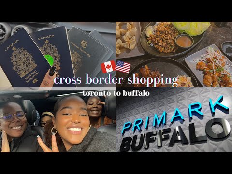 CANADIANS CROSS BORDER SHOPPING IN BUFFALO | Primark, Target, PF Chang's, Crumbl Cookie & More