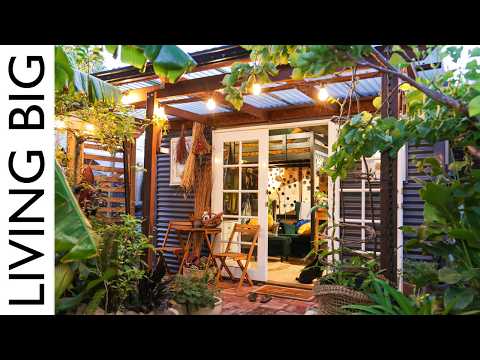 She Built a $20K Tiny Home in an Urban Oasis