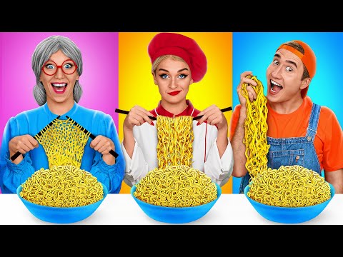 Me vs Grandma Cooking Challenge | Simple Secret Kitchen Hacks and Tools by Multi DO Challenge