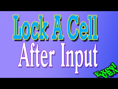 Lock a Cell for Editing IMMEDIATELY After Changing it - Excel VBA Is Fun - Speedtip!