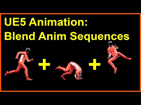 UE5 Blending Animation Sequences in Sequencer for Cinematics. #UE5 #unrealengine