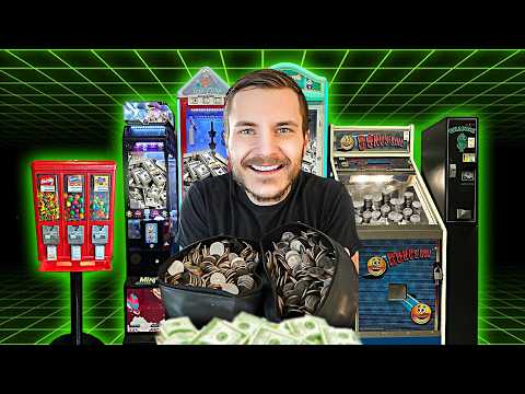 Collecting OVER $700 From Our Mini ARCADE!