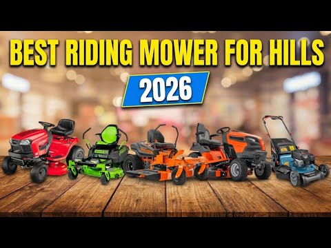 Best Riding Mower for Hills (2026) β Top 5 Picks for Steep Slopes!