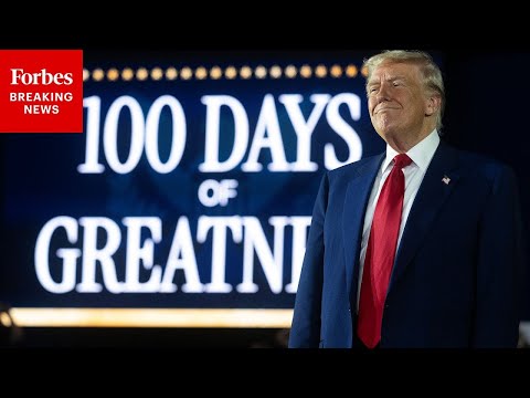 FULL RALLY: President Trump Celebrates First 100 Days In Office In Speech In Warren, Michigan