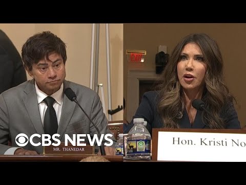 Watch: Congressman accuses Kristi Noem of "lying to the American people"