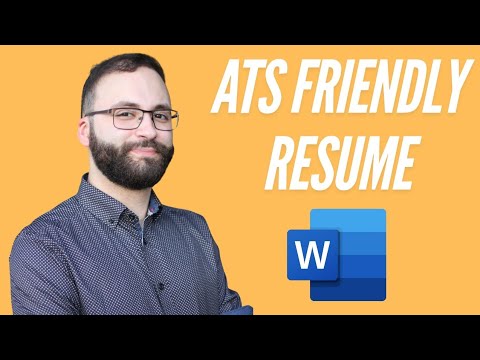 Creating an ATS-Friendly Resume Using Microsoft Word