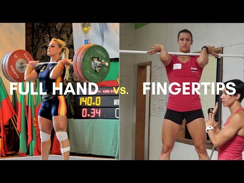 Full Hand vs. Fingertips (Weightlifting vs  CrossFit)