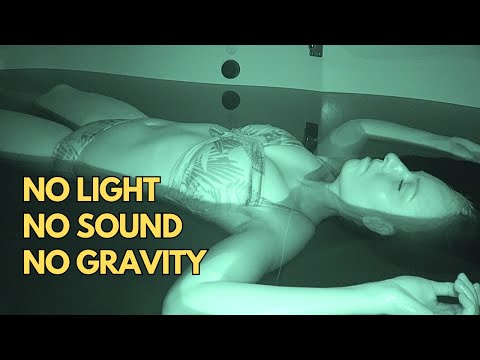 I tried a Float Tank with Sensory Deprivation (night vision footage)