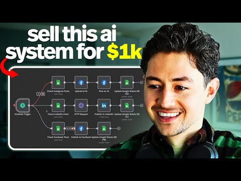 Sell THIS AI Content System for $1K (FREE TEMPLATE)
