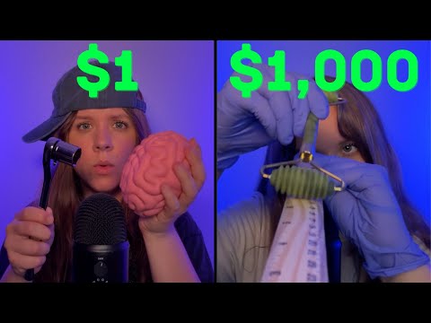 $1 VS $1,000 Cranial Nerve Exam (ASMR)
