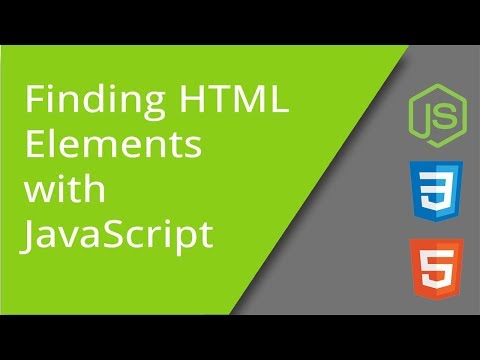 Finding HTML Elements