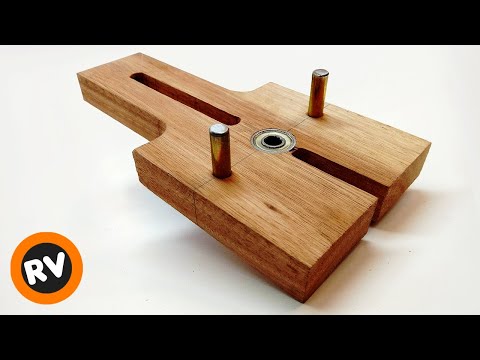 ⭕ GUIDE for WOOD DOWELS 👉 Template for CENTERING and JOINING with DOWELS || DOWEL JIG DIY