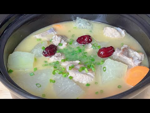 Chinese  Winter Melon Pork Rib Soup Recipe