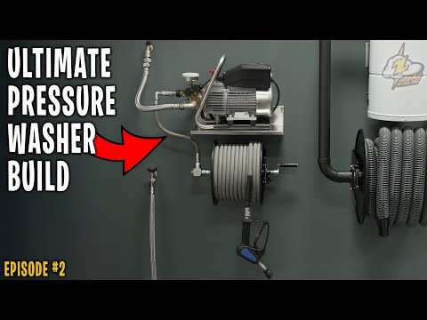 How To Install A Wall Mounted Pressure Washer & Vacuum. EP#2 The Ultimate install Tutorial.