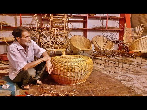 How To Weave a Willow Coffee Table | Basket Weaving Techniques