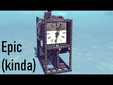 Making a Grandfather Clock in Besiege