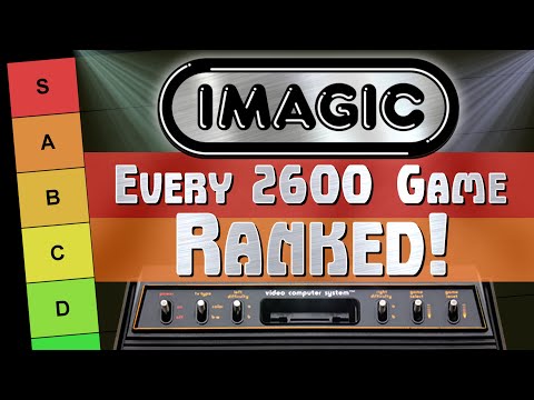 The Ultimate Imagic/Atari 2600 Tier List - ALL RELEASED GAMES RANKED