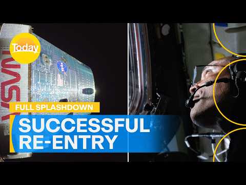 Artemis II crew successfully splash down! | Today Show Australia