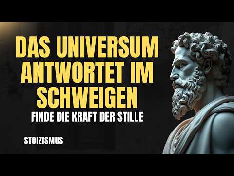 Wenn du schweigst, antwortet das Universum Stoische Einsicht