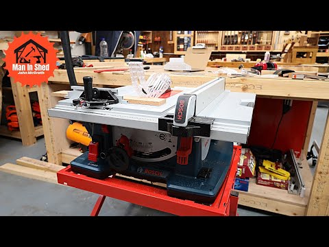 Bosch GTS 10XC Table Saw. First Impressions. Set Up. Fixing its Issues and Testing. My New Table Saw