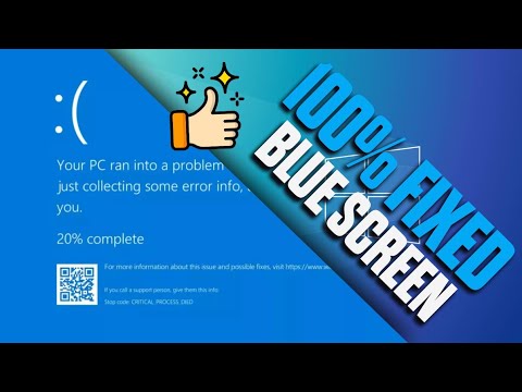 How to Fix Blue Screen Error on Windows 10/11 - Critical Process Died