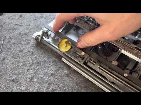 Removing and Installing a Carriage on an Olympia SF Ultraportable Typewriter-A Comprehensive Look
