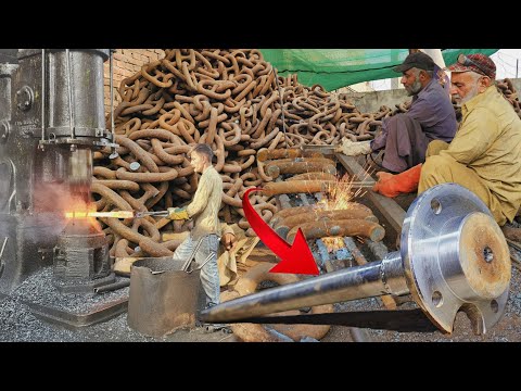 The Manufacturing Process of Truck Axle From Warship Anchor Chain