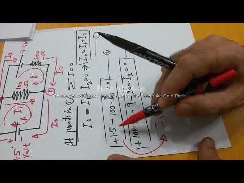 simplest steps for using Kirchhoff's laws-part 1 أسهل ألخطوات لتطبيق قوانين كيرشووف