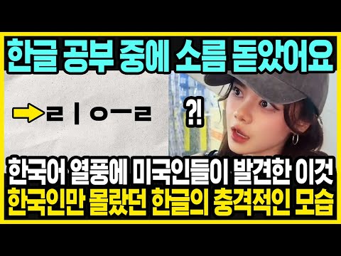 한국어 배우는 미국 학생들이 발견한 한글의 진면목 | 미국인들의 눈에 한글은 어떻게 보일까? | 한국어 배우는 미국인이 많아진 진짜 이유